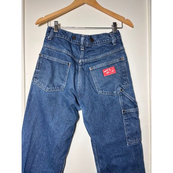 Wild A** VTG Carpenter Jeans Men's Size 30 x 32 Blue Grunge Utility y2k Workwear - Picture 5 of 8